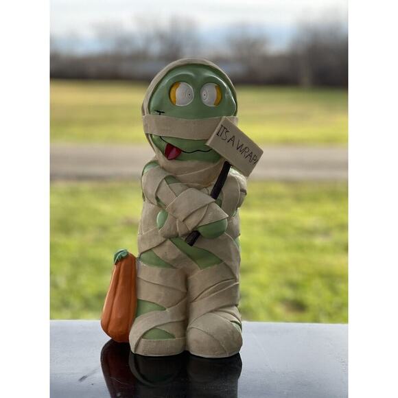 Vintage Frankenstein Mummy 15" Halloween Decor Prop Statue Outdoor It’s A Wrap!